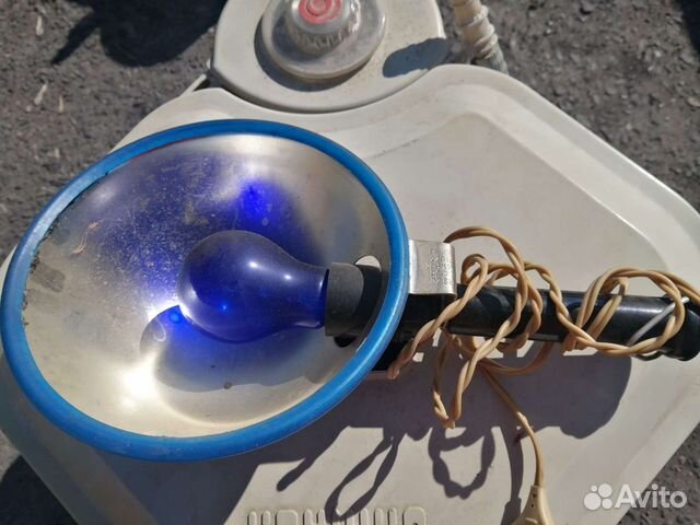 Синяя лампа для прогревания