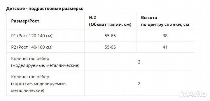 Б-506 Корсет ортопедический грудопоясничный Крейт