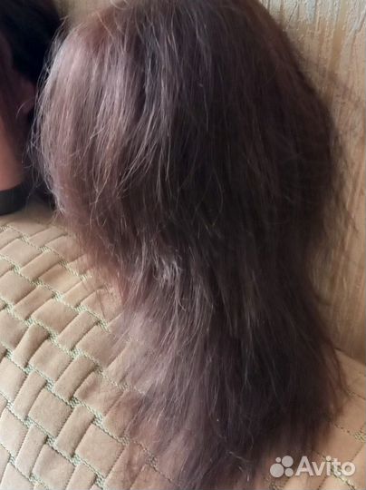 Голова манекен с натуральными волосами