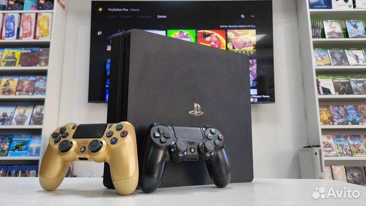Sony PS4 Slim + 2 геймпада