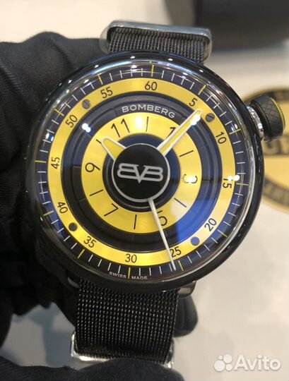 Bomberg BB01 Black & Yellow 43MM