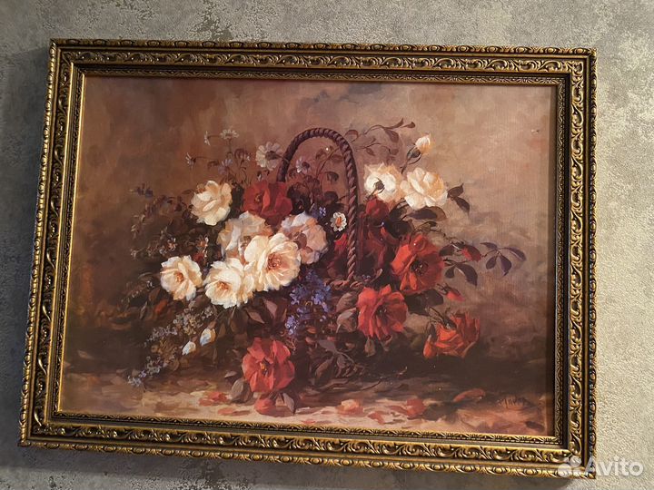 Картина репродукция в раме 50 на 70