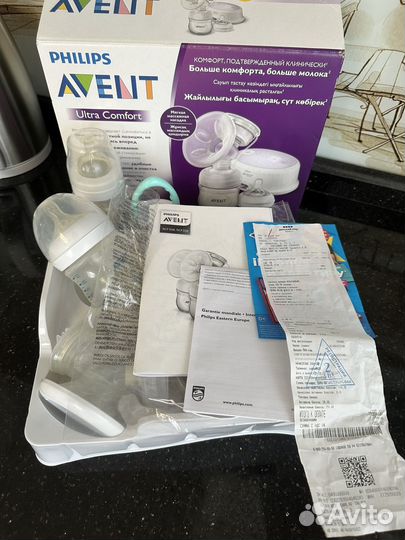 Молокоотсос avent электрический