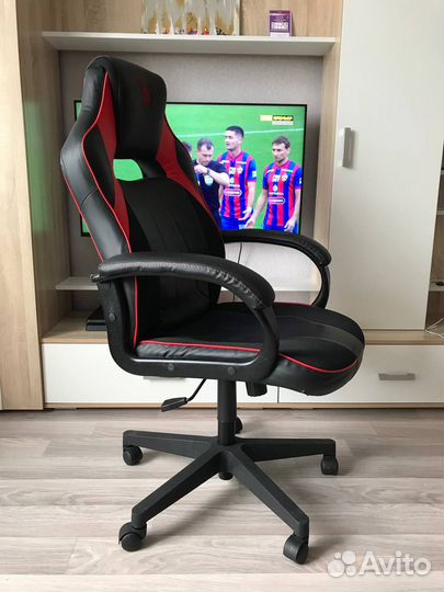 Кресло игровое A4 bloody GC-300 черный/красный