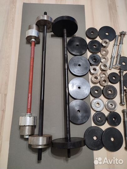 Штанга грифы блины гантели 20 22 25 45 кг