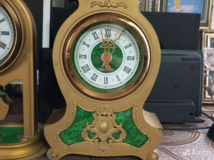 Часы СССР янтарь