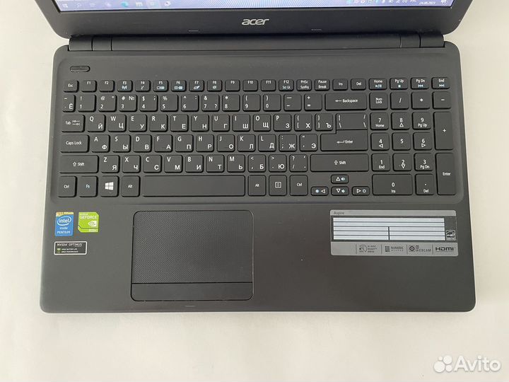 Игровой ноутбук Acer 4gb/2видеокарты/500gb