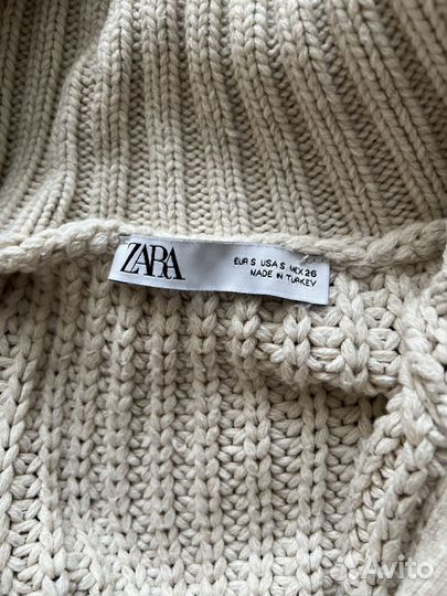 Свитер женский на молнии zara