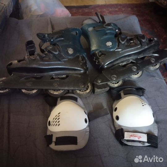 Роликовые коньки 35 38 детские