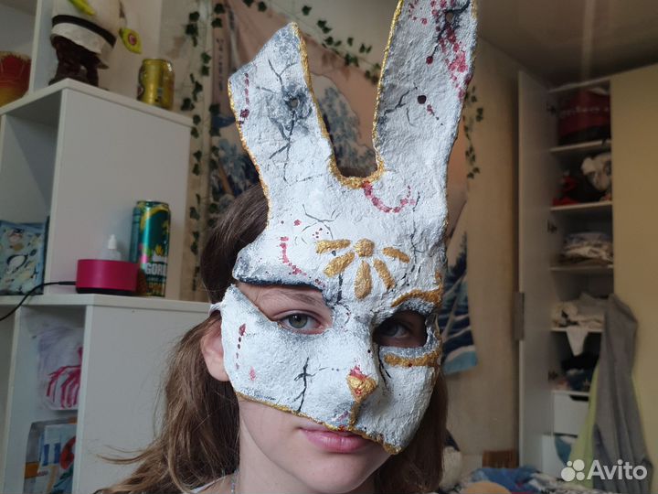 Маска зайчика