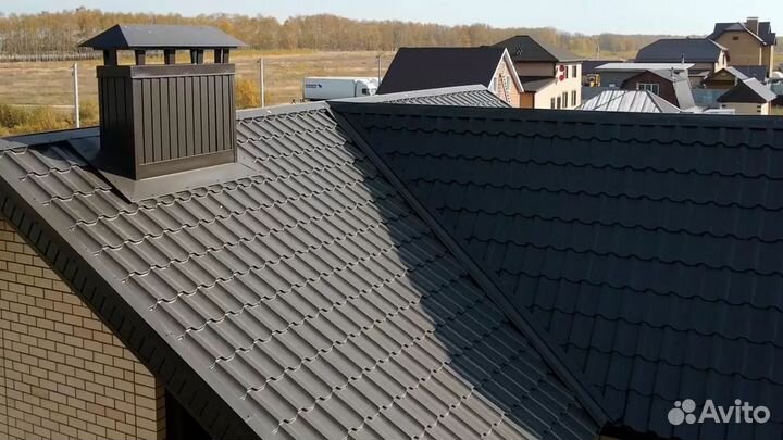 Трамонтана шифер Металлочерепица кровля