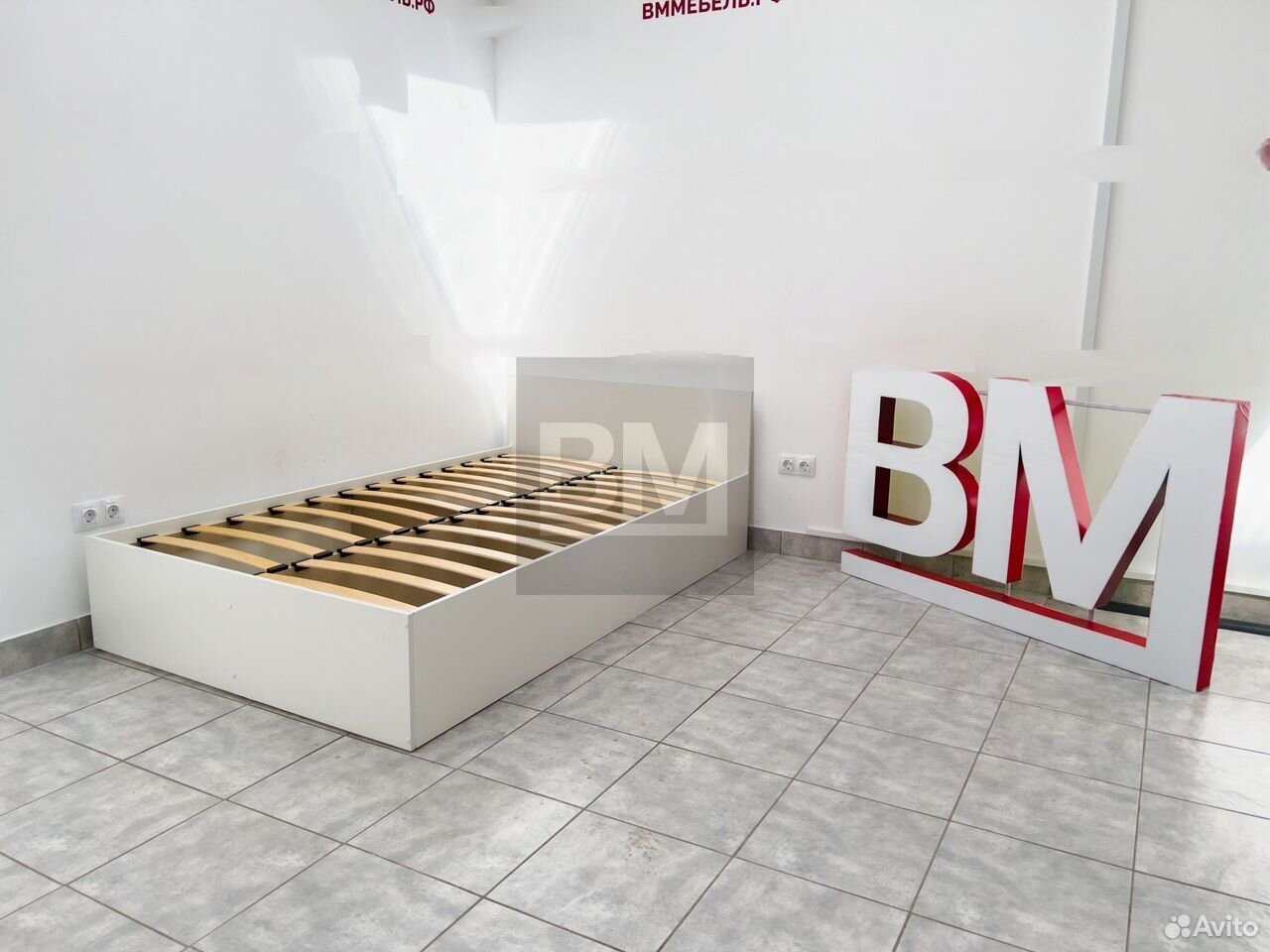Кровать односпальная 120×200, Бесскорбная