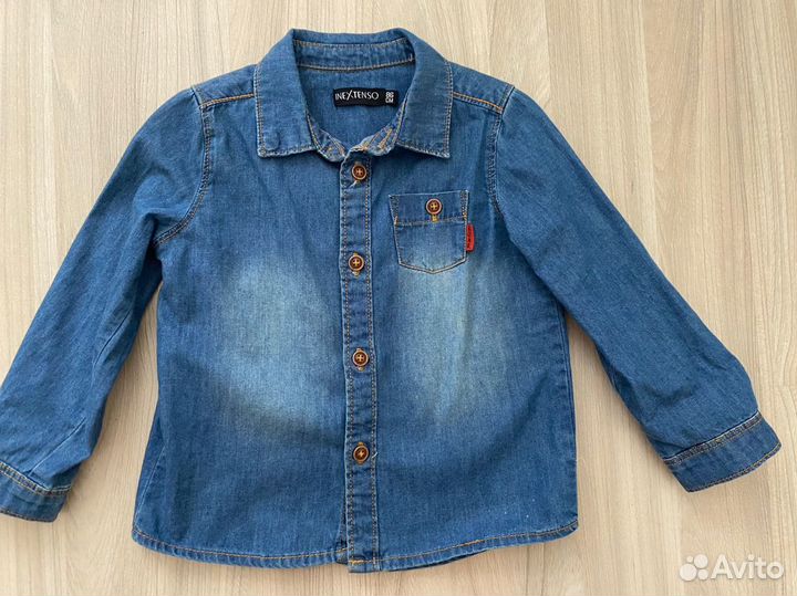 Джинсовая рубашка 86