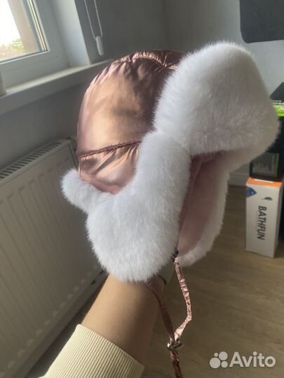 Шапка ушанка детская зимняя 48