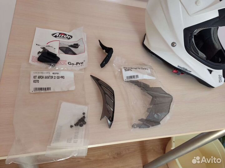 Шлем эндуро кросс Airoh Aviator 2.1 карбон