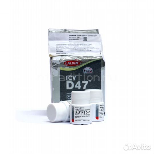 Дрожжи Lalvin D-47 10 гр. для белых вин и медовухи