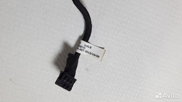 Гнездо питания на шлейфе ноутбука HP Pavilion 15-b