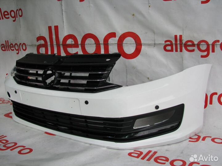Volkswagen Polo 5 Бампер Передний 2015-2020