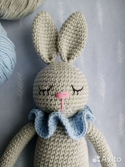 Мягкая игрушка заяц ручная работа