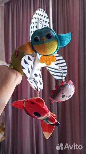 Детский мобиль в кроватку из фетра