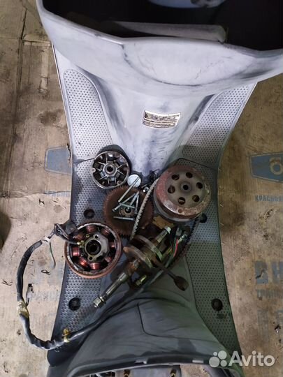 Запчасти на мопед Honda Dio Fit AF27 (серый) Japan