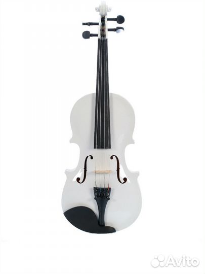 Скрипка в кейсе (1/2), White, новая