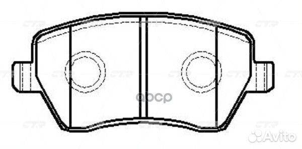 Колодки тормозные перед nissan almera GA15 12