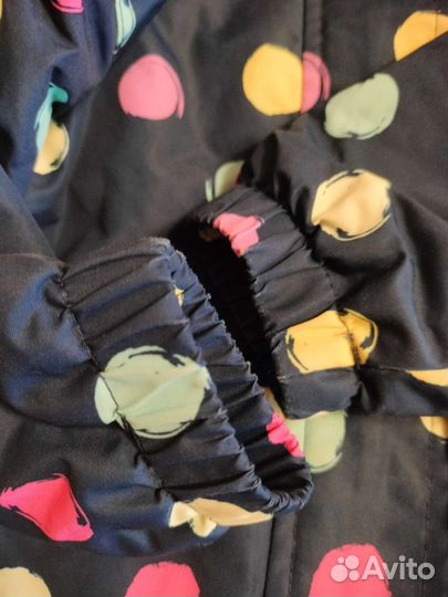 Яркая ветровка парка куртка Babygo для девочки 86