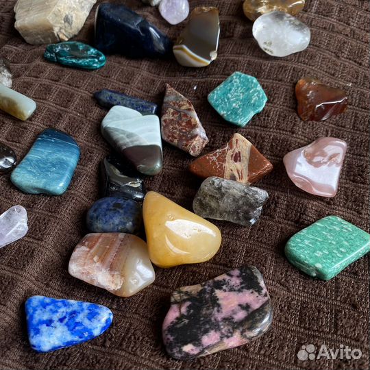 Коллекция минералов натуральные камни