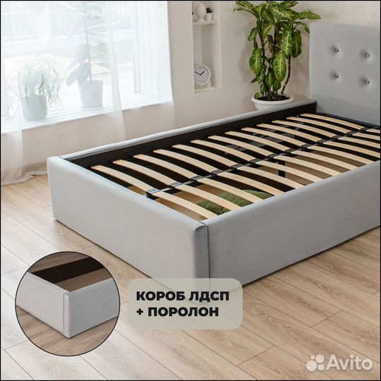 Кровать с матрасом + подъемный механизм 120х200