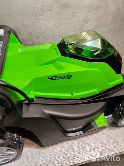Газонокосилка аккумуляторная Greenworks 40в, акб4а