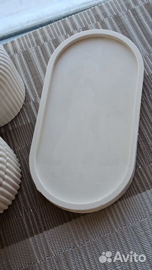 Ваза для сухоцветов набор гипсовый на подарок