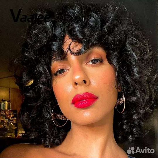 Новый парик, цвет чёрный