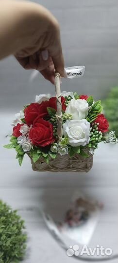 Букеты из мыла, подарок ручной работы