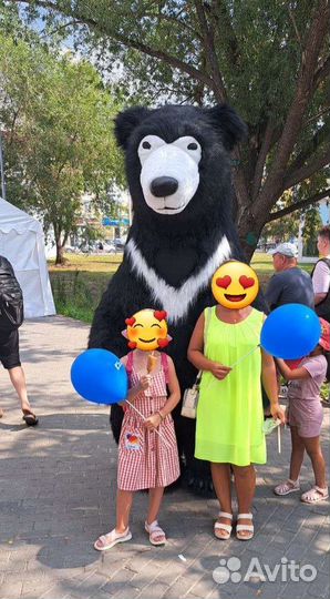 Ростовая кукла Мишка Красавчик поздравит