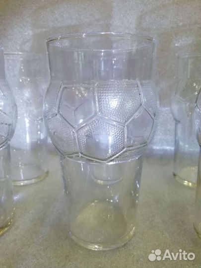 Набор бокалов для пива в форме футбольного мяча