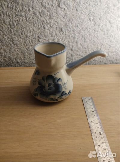 Турка фарфоровая Гжель