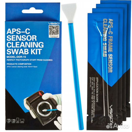 Vsgo DDR-15 Сухая швабра для чистки матриц APS-C