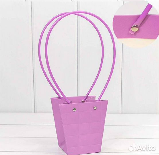 Пакет подарочный «Ваза для цветов» 12,5*12*8 «Квад