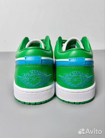 Кроссовки Air Jordan 1 Low Lucky Green оригинал