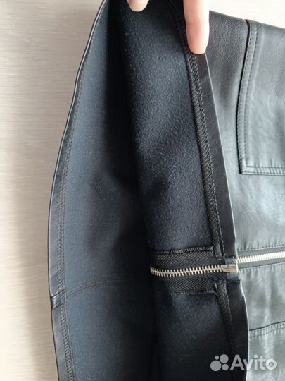 Юбка экокожа