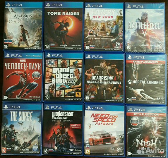 Игры PS4