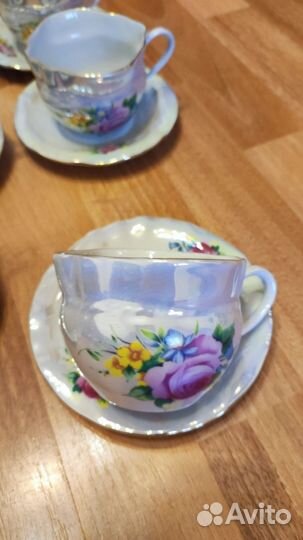 Чайный сервиз фарфор коростень - 6 персон