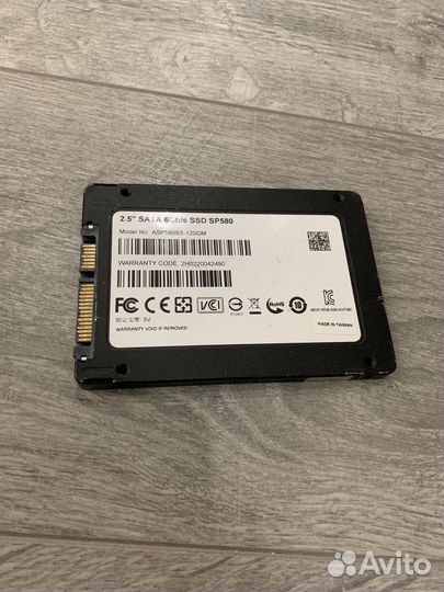 SSD adata premier SP580 120gb жесткий диск
