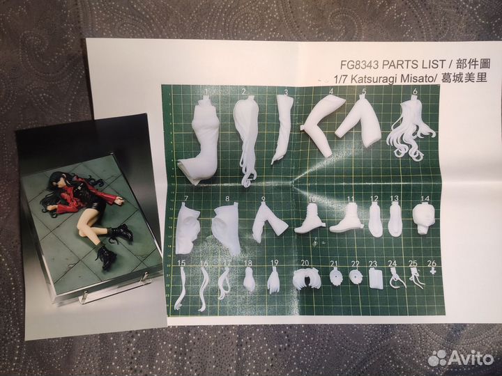 Фигурка Garage kit Katsuragi Misato Evangelion
