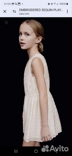 Комбинезон для девочки Zara 134