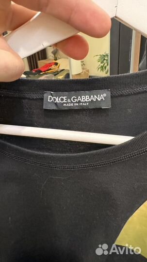 Чёрная футболка Dolce Gabbana оригинал