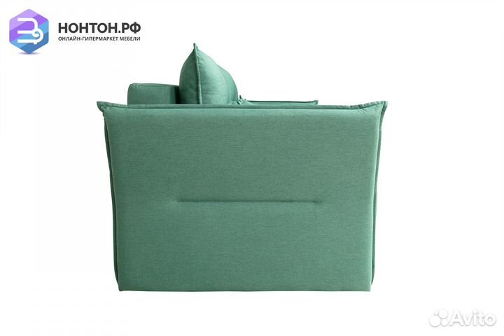 Диван еврокнижка Бруклин 3-х местный зеленый