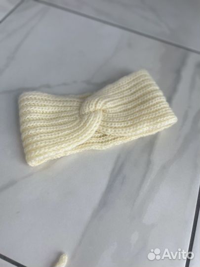 Варежки шапка капор повязка (набор )