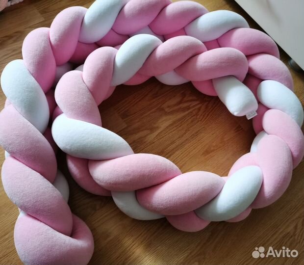 Бортики в кроватку коса 230 см